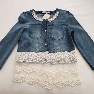 Beading Denim Jacket